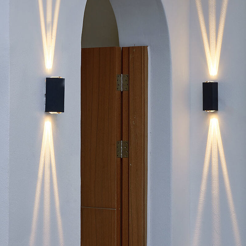 Modern Outdoor Wall Light | Waterproof LED Rectangle Lamp