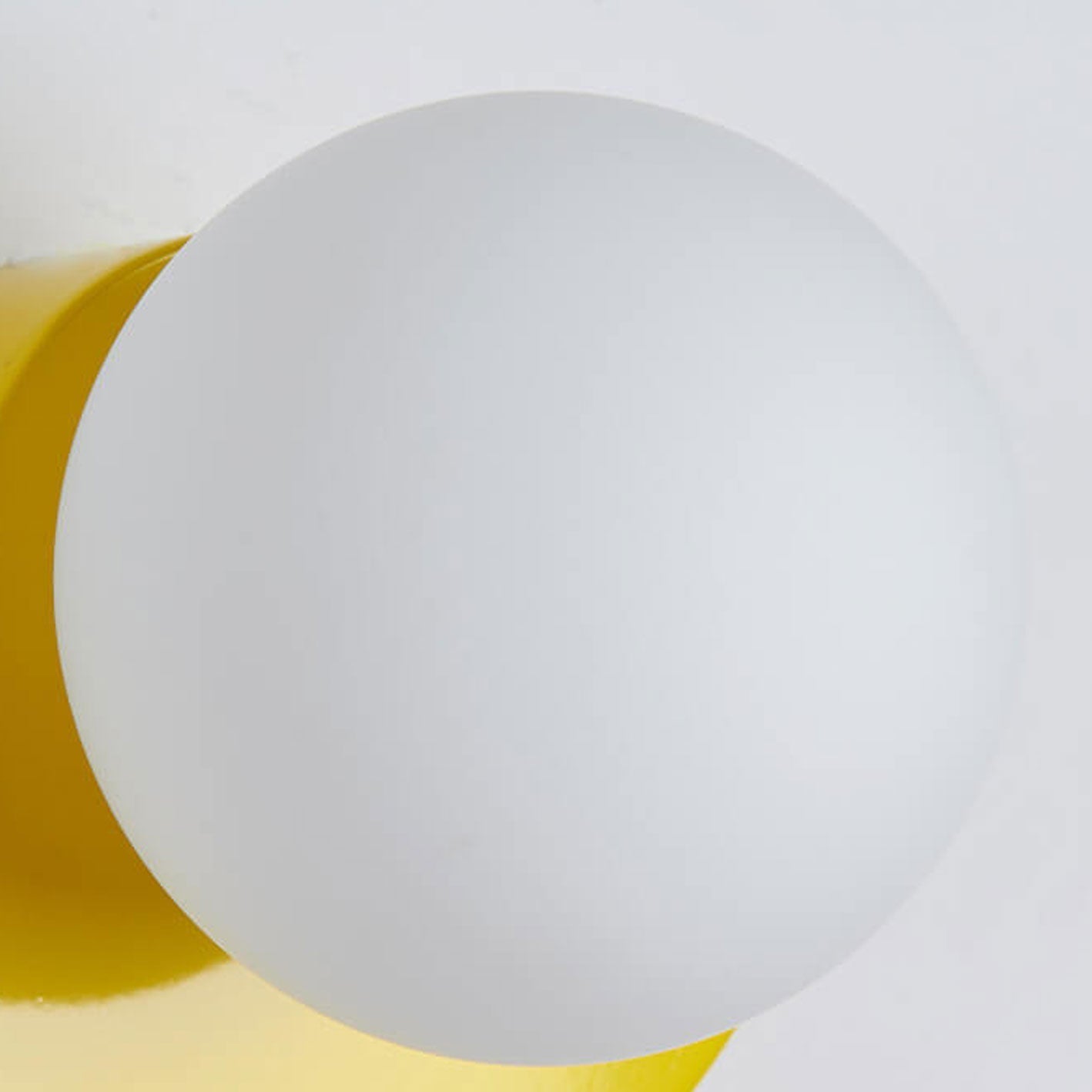 Modern Minimalist Wall Light | Semi-Circular Coloured Glass Sconce with Single Bulb