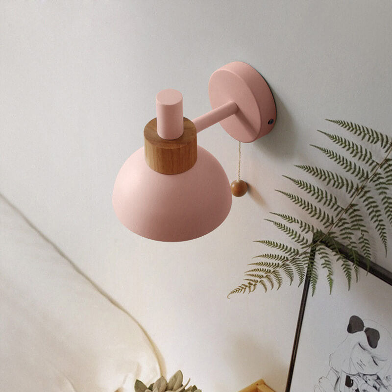 Nordic Macaron Wall Light | Elegant Single-Globe Lamp