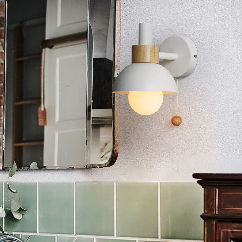 Nordic Macaron Wall Light | Elegant Single-Globe Lamp