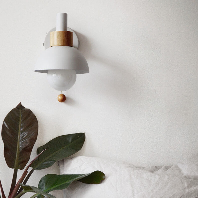 Nordic Macaron Wall Light | Elegant Single-Globe Lamp