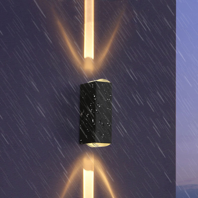 Modern Outdoor Wall Light | Waterproof LED Rectangle Lamp