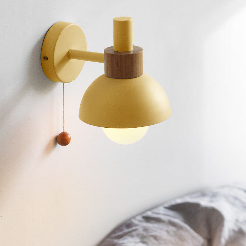 Nordic Macaron Wall Light | Elegant Single-Globe Lamp