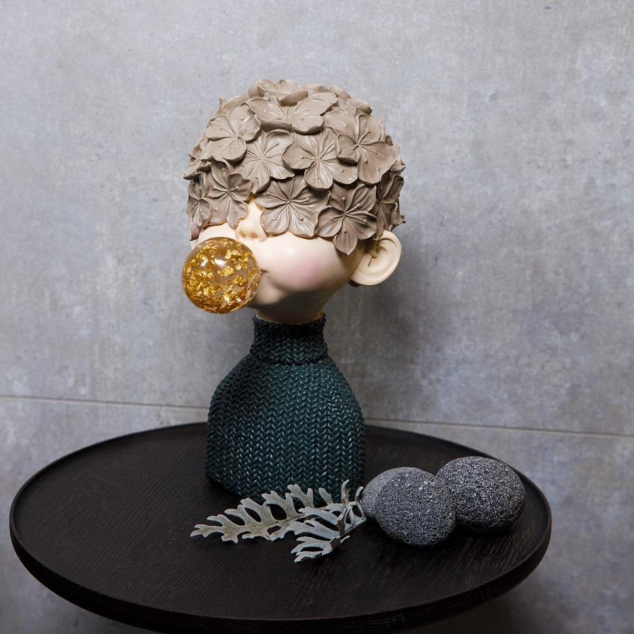Modern Resin Boy Sculpture | Stylish Home Décor Accent