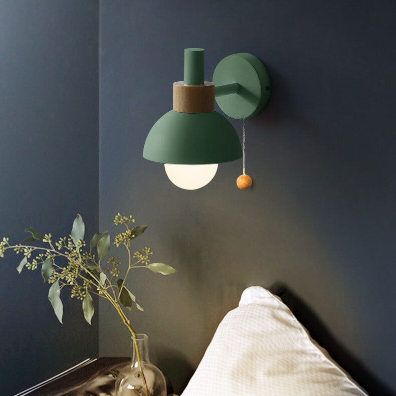 Nordic Macaron Wall Light | Elegant Single-Globe Lamp