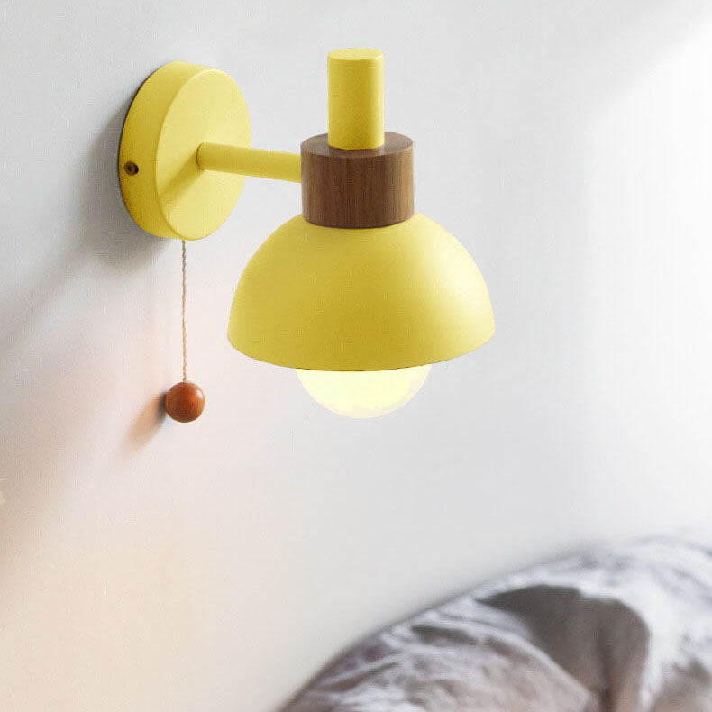 Nordic Macaron Wall Light | Elegant Single-Globe Lamp