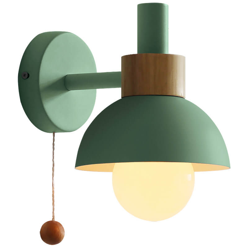 Nordic Macaron Wall Light | Elegant Single-Globe Lamp