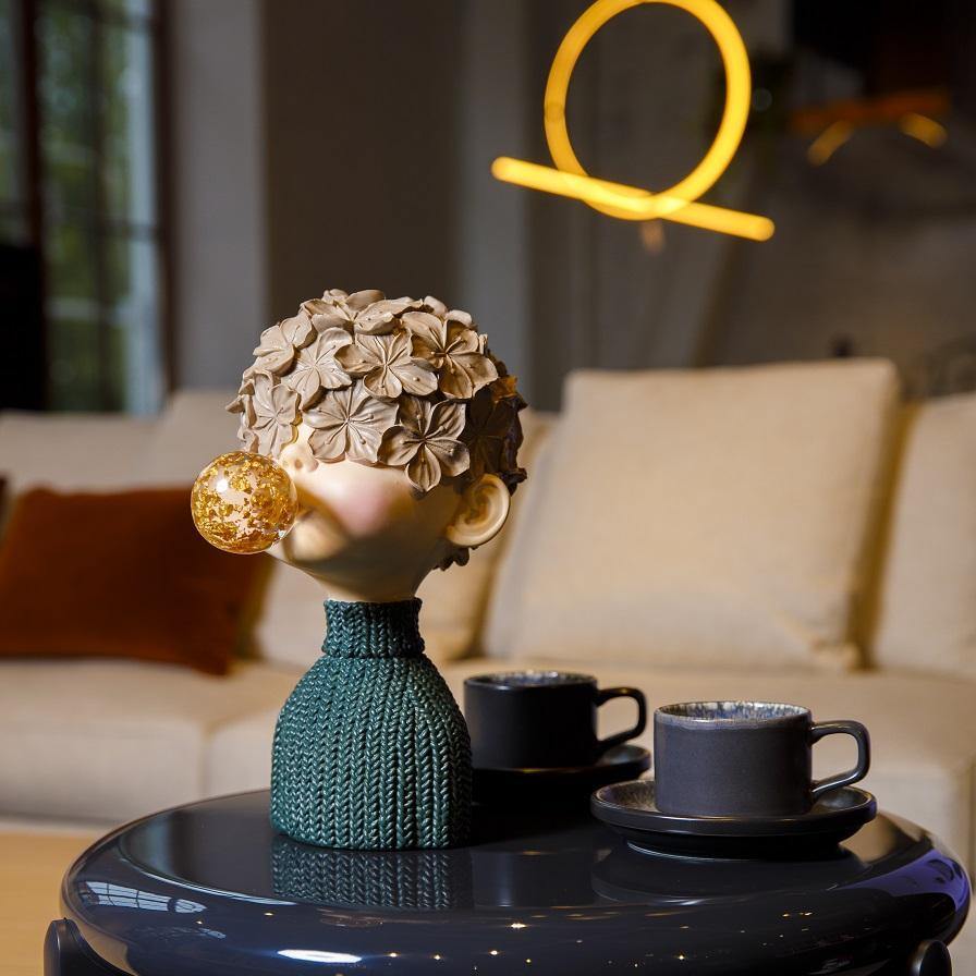 Modern Resin Boy Sculpture | Stylish Home Décor Accent