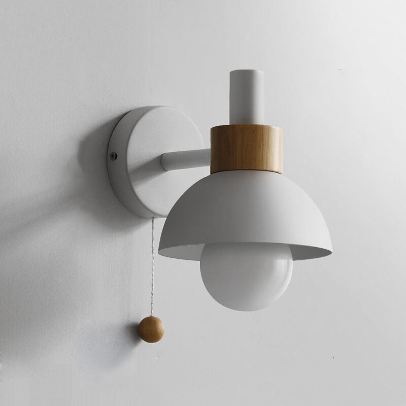 Nordic Macaron Wall Light | Elegant Single-Globe Lamp