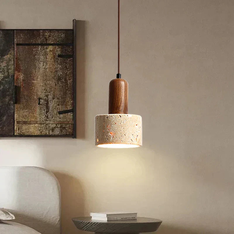 Yellow Marble Pendant Light | Elegant Lighting for Dining, Kitchen Island & Tea Room