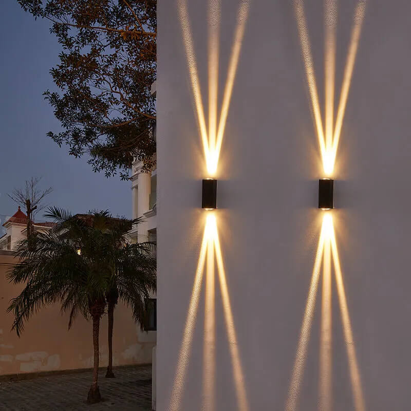 Modern Outdoor Wall Light | Waterproof LED Rectangle Lamp