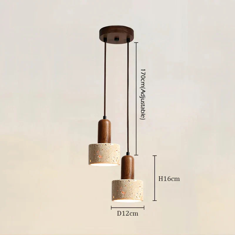 Yellow Marble Pendant Light | Elegant Lighting for Dining, Kitchen Island & Tea Room